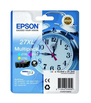 Epson Cartridge Multipack | T2715 | Ink Cartridge | Cyan, Magenta, Yellow