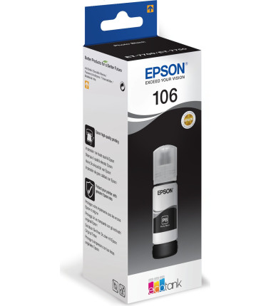 Epson Ecotank Photo | 106 | Ink Bottle | Black