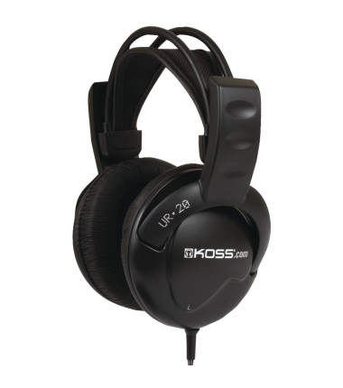 Koss | Headphones DJ Style | UR20 | Wired | On-Ear | Black | Noise canceling
