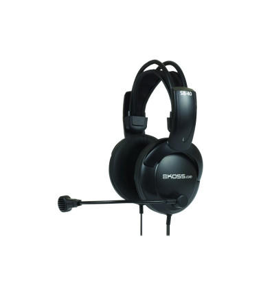 Koss | Headphones | SB40 | Wired | On-Ear | Microphone | Black