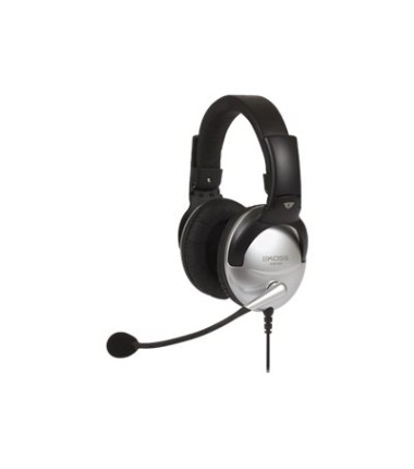 Koss | Headphones | SB45 | Wired | On-Ear | Microphone | Silver/Black | Noise canceling