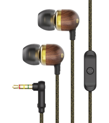 Marley | Earbuds | Smile Jamaica | Wired | In-ear | Microphone | Brass