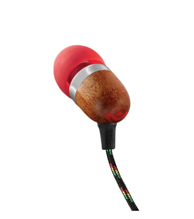 Marley | Earbuds | Smile Jamaica | Wired | In-ear | Microphone | Red