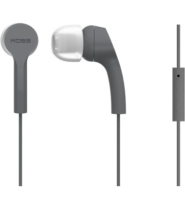 Koss | Headphones | KEB9iGRY | Wired | In-ear | Microphone | Gray