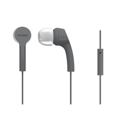 Koss | Headphones | KEB9iGRY | Wired | In-ear | Microphone | Gray