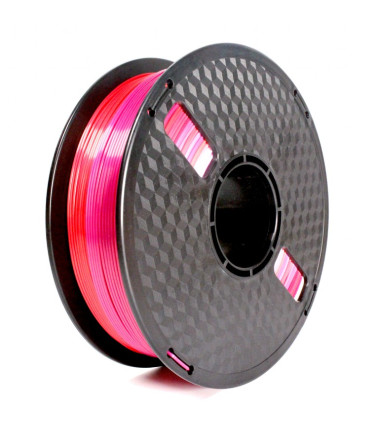 Flashforge Filament, PLA Silk Rainbow | 3DP-PLA-SK-01-RP | 1.75 mm diameter, 1kg/spool | Red/Purple