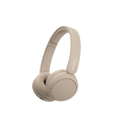 Sony | Wireless Headphones | WH-CH520 | Wireless | On-Ear | Microphone | Beige | Noise canceling