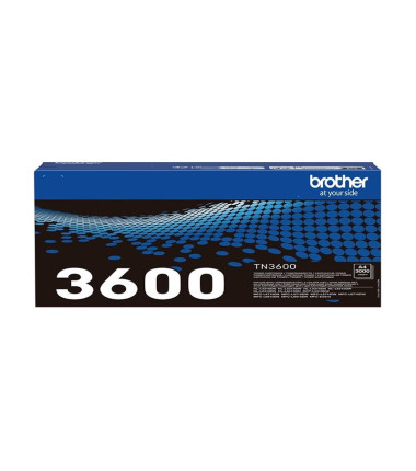 Brother TN-3600 Genuine Toner Cartridge, Black | Brother Brother | TN-3600 | Brother TN3600 - black - original - toner cartridge