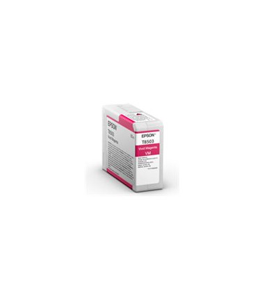 Epson T85030N Singlepack ink, Vivid Magenta | Epson Epson | T8503 | Epson T8503 - vivid magenta - original - ink cartridge | Ink