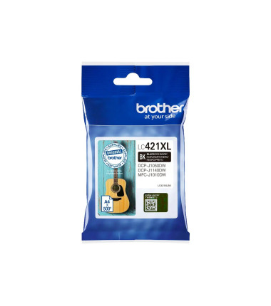 Brother LC421XLBK Ink Cartridge, Black | Brother Brother LC | LC421XLBK | Brother LC421XLBK - High Yield - black - original - in