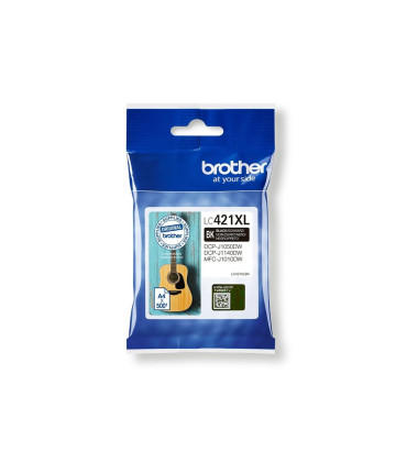 Brother LC421XLBK Ink Cartridge, Black | Brother Brother LC | LC421XLBK | Brother LC421XLBK - High Yield - black - original - in