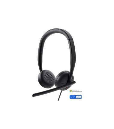 Dell | Headset | WH3024 | Built-in microphone | USB-C, USB-A | Black