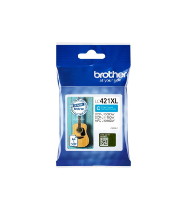 Brother LC421XLC Ink Cartridge, Cyan | Brother LC421XLC | Ink cartridge | Cyan