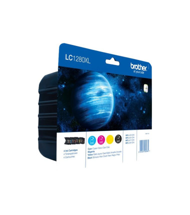 Brother Multipack | LC1280XL | Ink Cartridge | Magenta, Cyan, Yellow, Black
