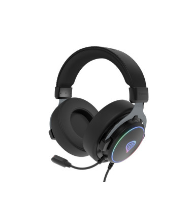 Genesis | Gaming Headset | Neon 764 | Wired | Over-Ear | Microphone | Black