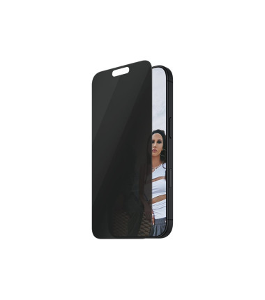 PanzerGlass Screen protector | Apple | iPhone 16 Pro Max | Glass | Black | Ultra-Wide Fit