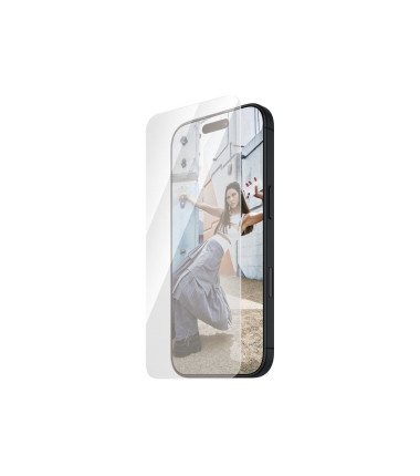 PanzerGlass Screen protector | Apple | iPhone 16 Plus | Glass | Transparent | Ultra-Wide Fit