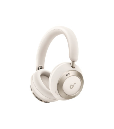 Anker Soundcore | Foldable Headphones | Space One Pro | Bluetooth | Over-ear | Microphone | Cream White