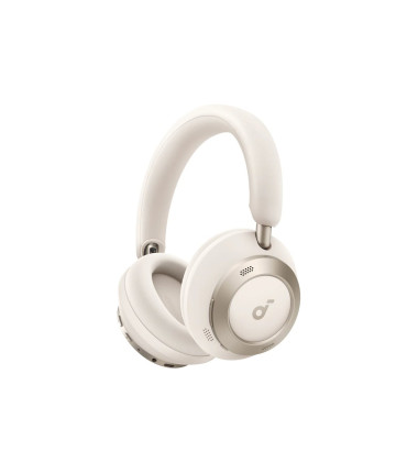 Anker Soundcore | Foldable Headphones | Space One Pro | Bluetooth | Over-ear | Microphone | Cream White