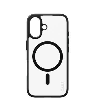 CARE Flagship Case | Back cover | Apple | iPhone 16 | Recycled plastic | Black | MagSafe