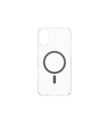 CARE by PanzerGlass Case Flagship | Back protection | Apple | iPhone 16 Plus | Recycled plastic | Transparent/Black | MagSafe