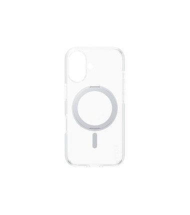 CARE Feature Case | Back cover | Apple | iPhone 16 | Recycled plastic | Silver | Kickstand & MagSafe