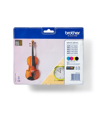 Brother LC127XLVALBP | Ink Cartridge | Black, Cyan, Magenta, Yellow