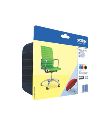 Brother LC229XLVALBP | Ink Cartridge | Black, Cyan, Magenta, Yellow