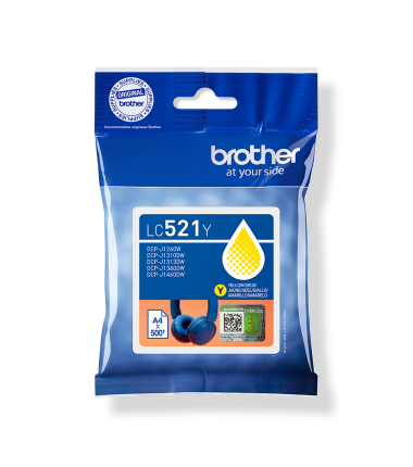Brother LC521Y | Ink Cartridges | Yellow