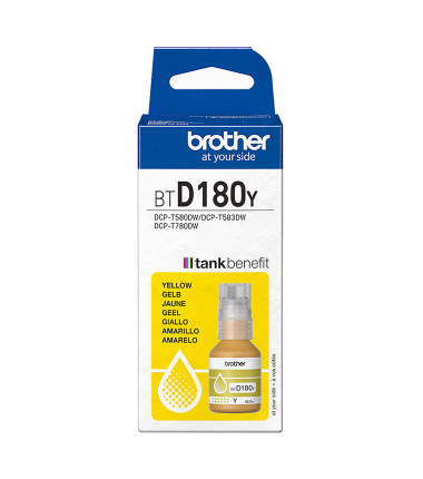 Brother BTD180Y | Ink refill | Yellow