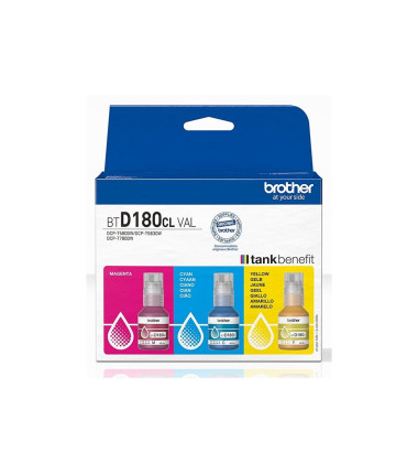 Brother BTD180CL | Ink refill | Yellow, Cyan, Magenta