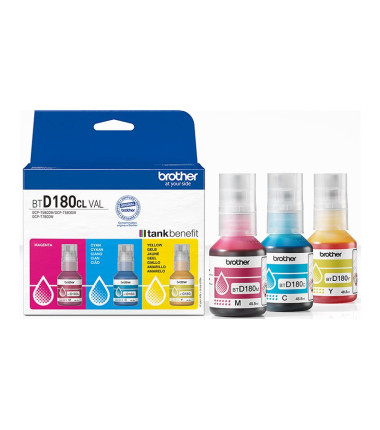 Brother BTD180CL | Ink refill | Yellow, Cyan, Magenta