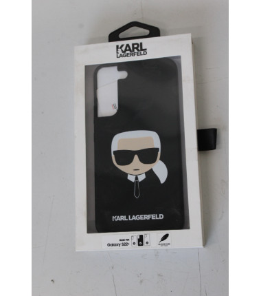 SALE OUT. Karl Lagerfeld KLHCS22MSLKHBK S22+ S906 black hardcase Silicone Karl`s Head DIRTY PACKAGING | SALE OUT. Karl Lagerfeld