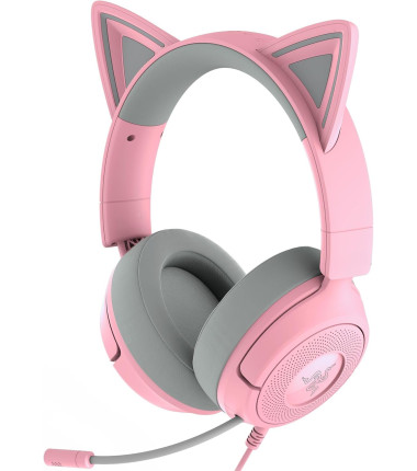 Razer Gaming Headset | Kraken Kitty V3 X | Wired | Over-Ear | Microphone | Quartz