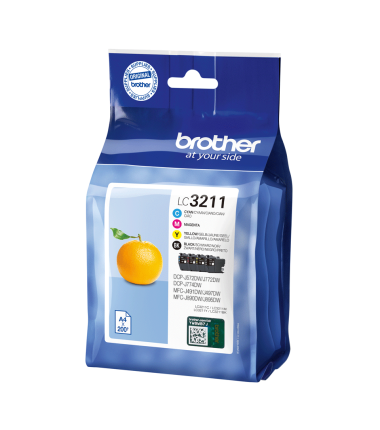 Brother Cartridge Value Pack | LC3211VAL | Ink cartridge | Black, yellow, cyan, magenta