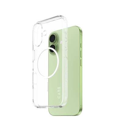 PanzerGlass Flagship Case | Back cover | Apple | iPhone 17 | Recycled plastic | Transparent | Urban Explorer w. White MagSafe