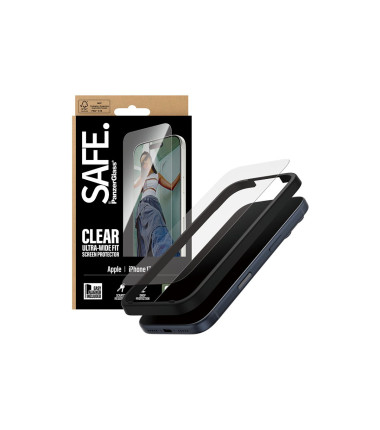 PanzerGlass Screen protector | Apple | iPhone 17 Pro | Transparent | Ultra-Wide Fit w. EasyAligner