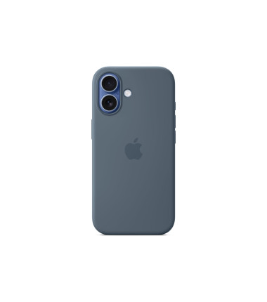 Apple iPhone 17 Silicone Case with MagSafe - Anchor Blue | Apple