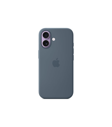 Apple iPhone 17 Silicone Case with MagSafe - Anchor Blue | Apple