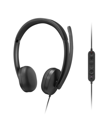 Lenovo Wired VoIP Headset 5000 (Teams) | Built-in microphone | USB Type-A, USB Type-C | Black