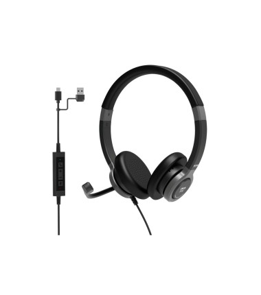PORT CONNECT | Stereo USB Headphone PRO ON'R 300 | Wired | On-ear | Black | Noise canceling