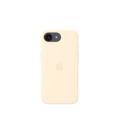 Apple iPhone 17e Silicone Case with MagSafe – Vanilla | Apple