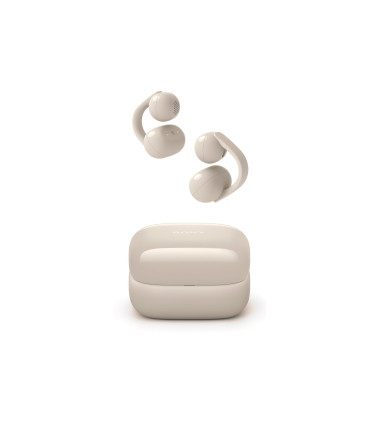 Sony | Earbuds | LinkBuds WF-LC900 Clip | Bluetooth | Open-Ear | Greige