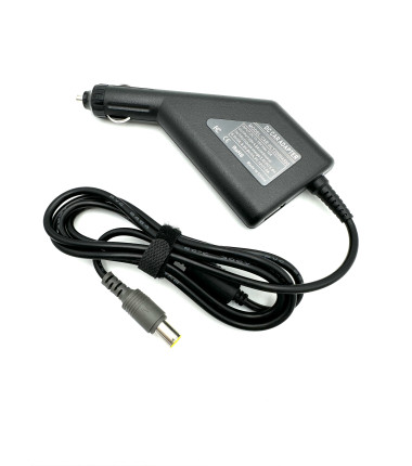 Lenovo automobilinis nešiojamojo kompiuterio įkroviklis 20V 4.5A 7.9x5.5mm 90W su USB Quick Charge 3.0