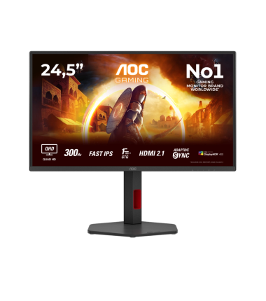 AOC Q25G4SR 25" QHD/16:9/2560×1440/400cd/m2/1ms/HDMI/DisplayPort 1.4 x 1