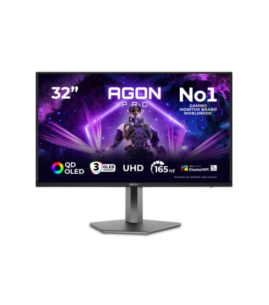 AOC AG326UD | 32 " | OLED | 165 Hz | 0.03 ms | 3840 x 2160 pixels | 250 cd/m² | HDMI ports quantity 2