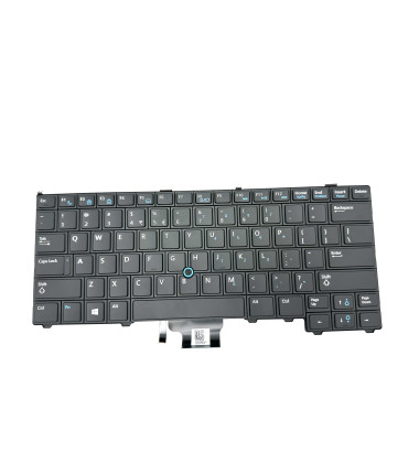 Dell Latitude E7240 E7440 NPR1D US replacement laptop keyboard with trackpad, non-backlit