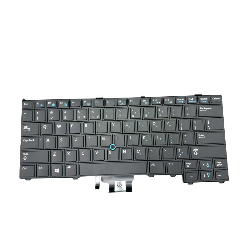 Dell Latitude E7240 E7440 NPR1D US replacement laptop keyboard with trackpad, non-backlit