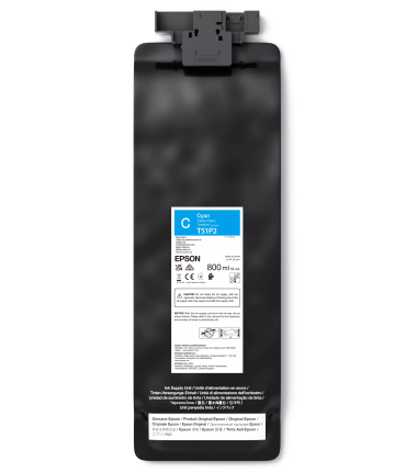 Epson UltraChrome GS3 T51P200 (800ML) | Ink pack | Cyan