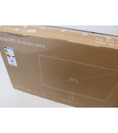 SALE OUT. Xiaomi 4K Monitor A27Ui EU | SALE OUT. Xiaomi | 4K Monitor A27Ui EU | 27 " | IPS | UHD | 16:9 | 60 Hz | 6 ms | 3840 x 